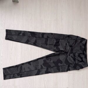 North Face Leggings Camo Print Side pockets